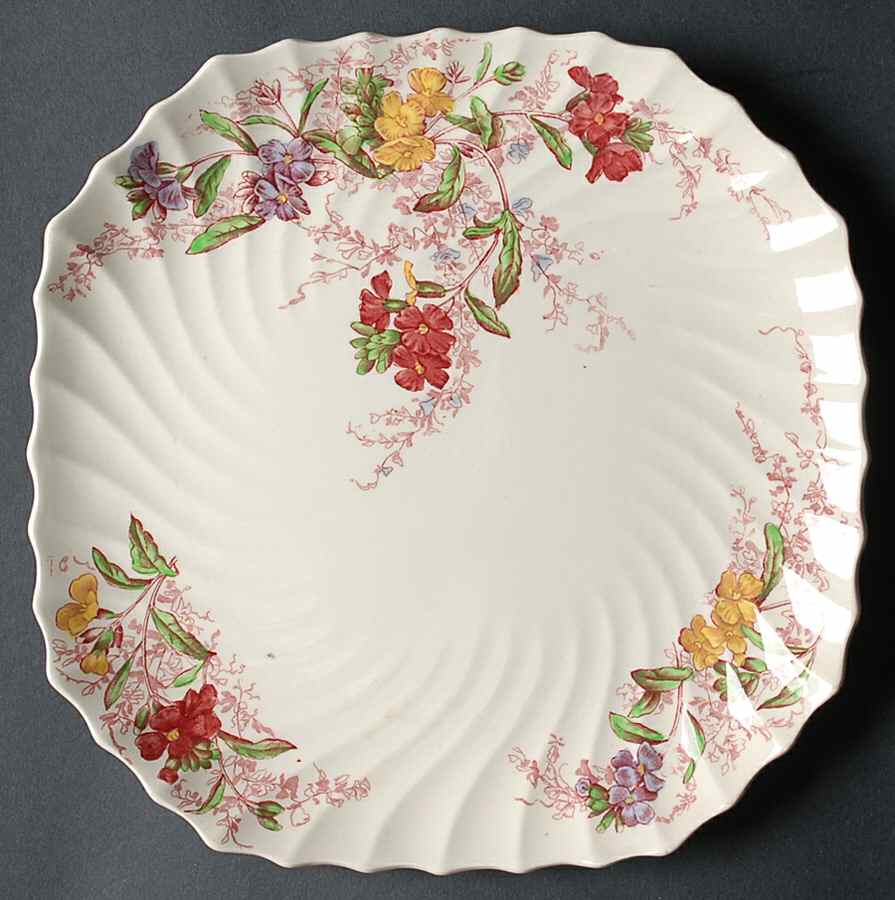 Fairy Dell Square Luncheon Plate by Spode-1