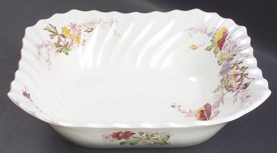 Fairy Dell 9" Square Vegetable Bowl by Spode-1