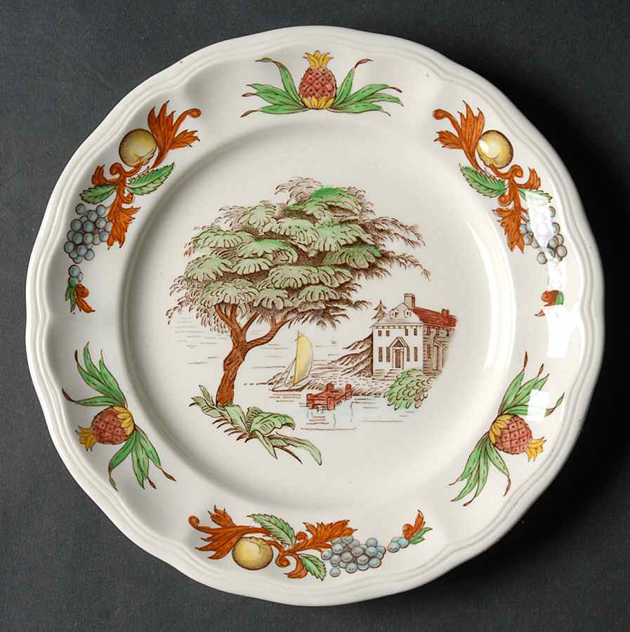 Fair Haven (No Trim) Bread & Butter Plate by Spode-1
