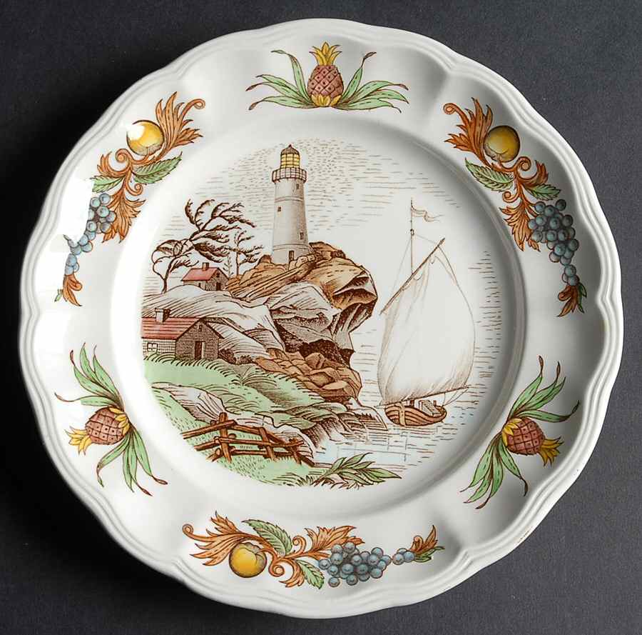 Fair Haven (No Trim) Salad Plate by Spode-1