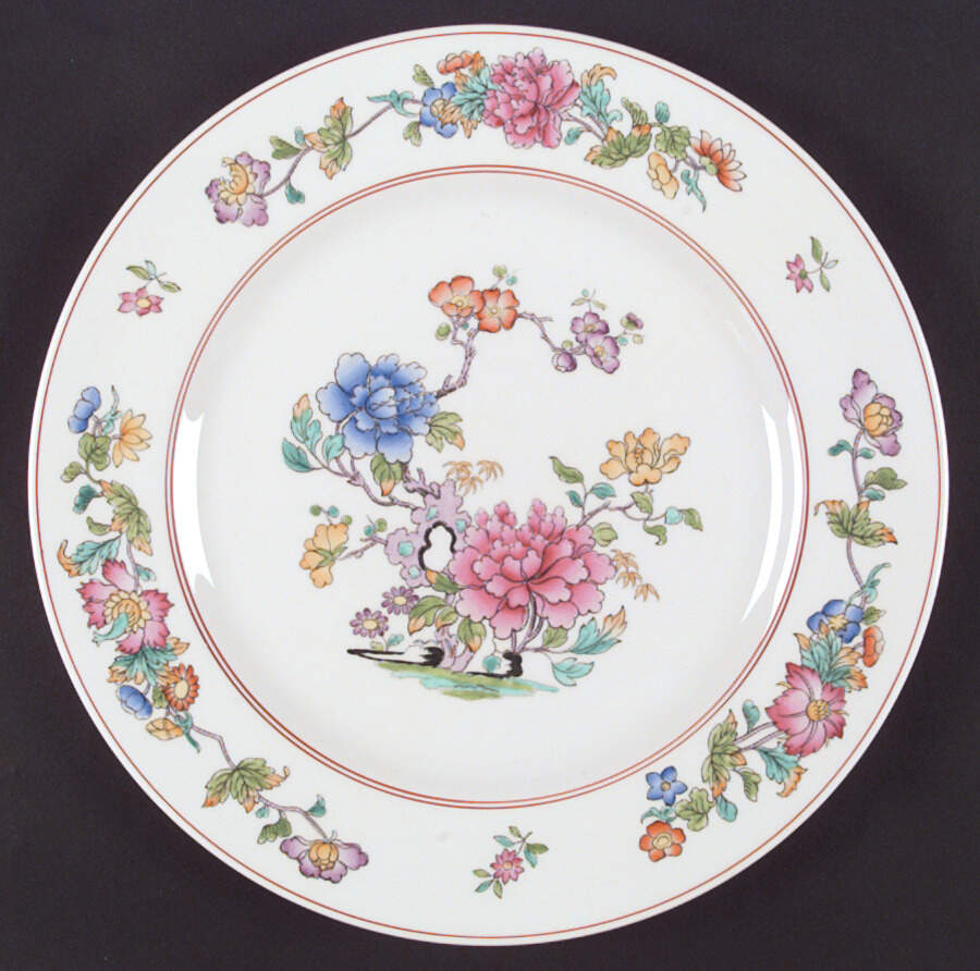 Famille Rose Dinner Plate by Spode-1