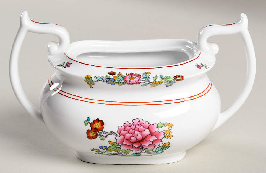 Famille Rose Sugar Bowl No Lid by Spode-1