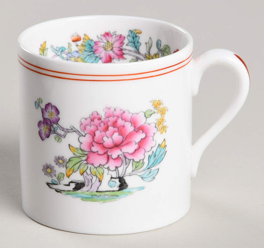 Famille Rose Flat Demitasse Cup by Spode-1