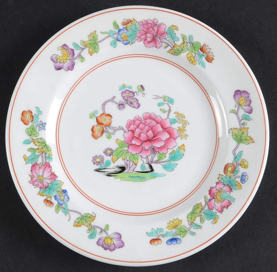 Famille Rose Bread & Butter Plate by Spode-1