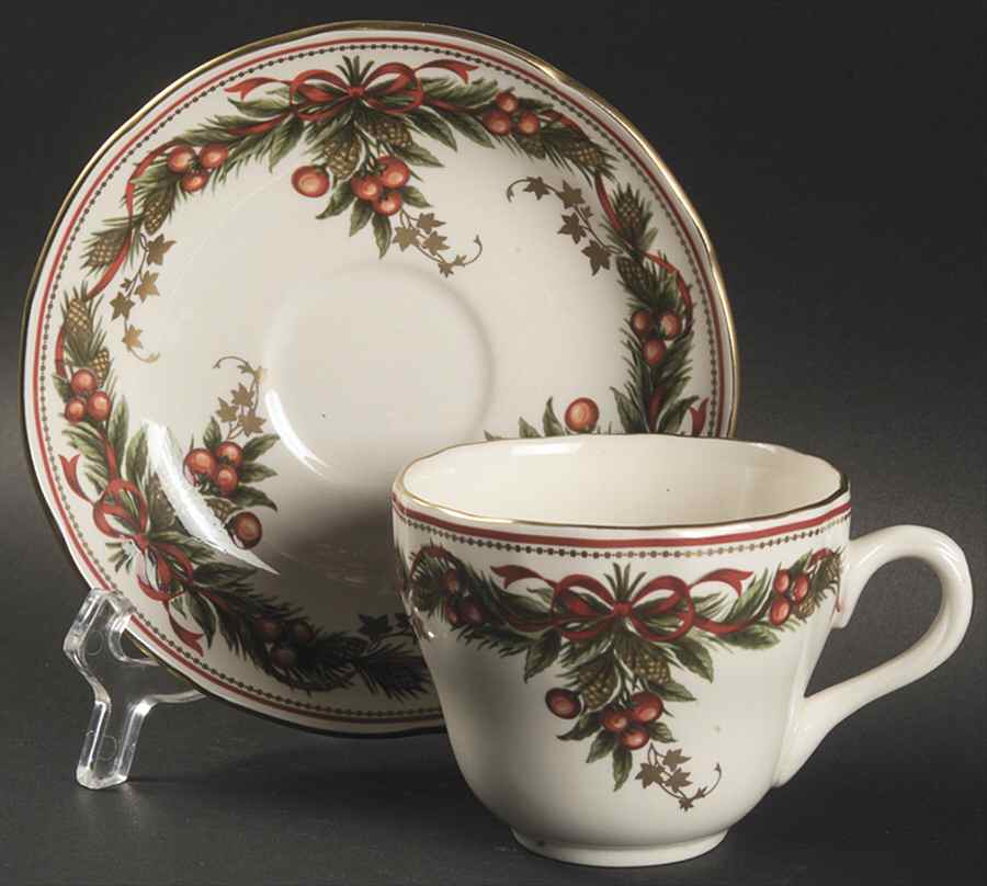 Festival Flat Cup & Saucer Set by Spode-1