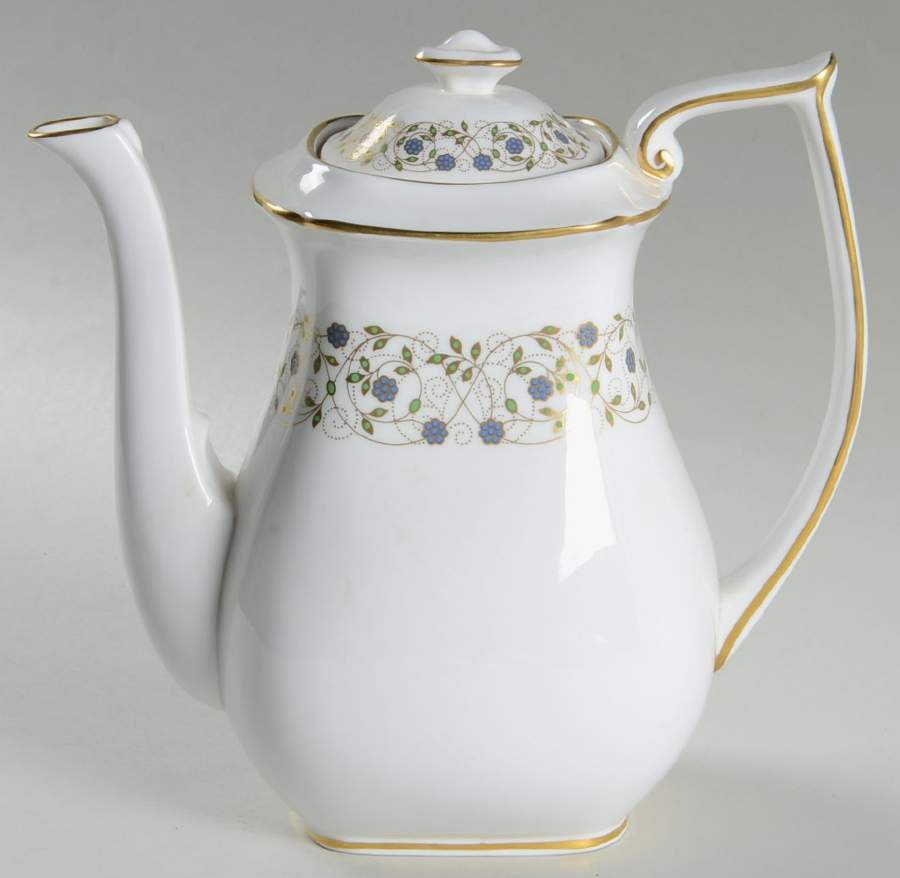 Filigree Coffee Pot & Lid by Spode-1