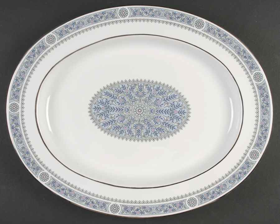 Firenze 17" Oval Serving Platter by Spode-1