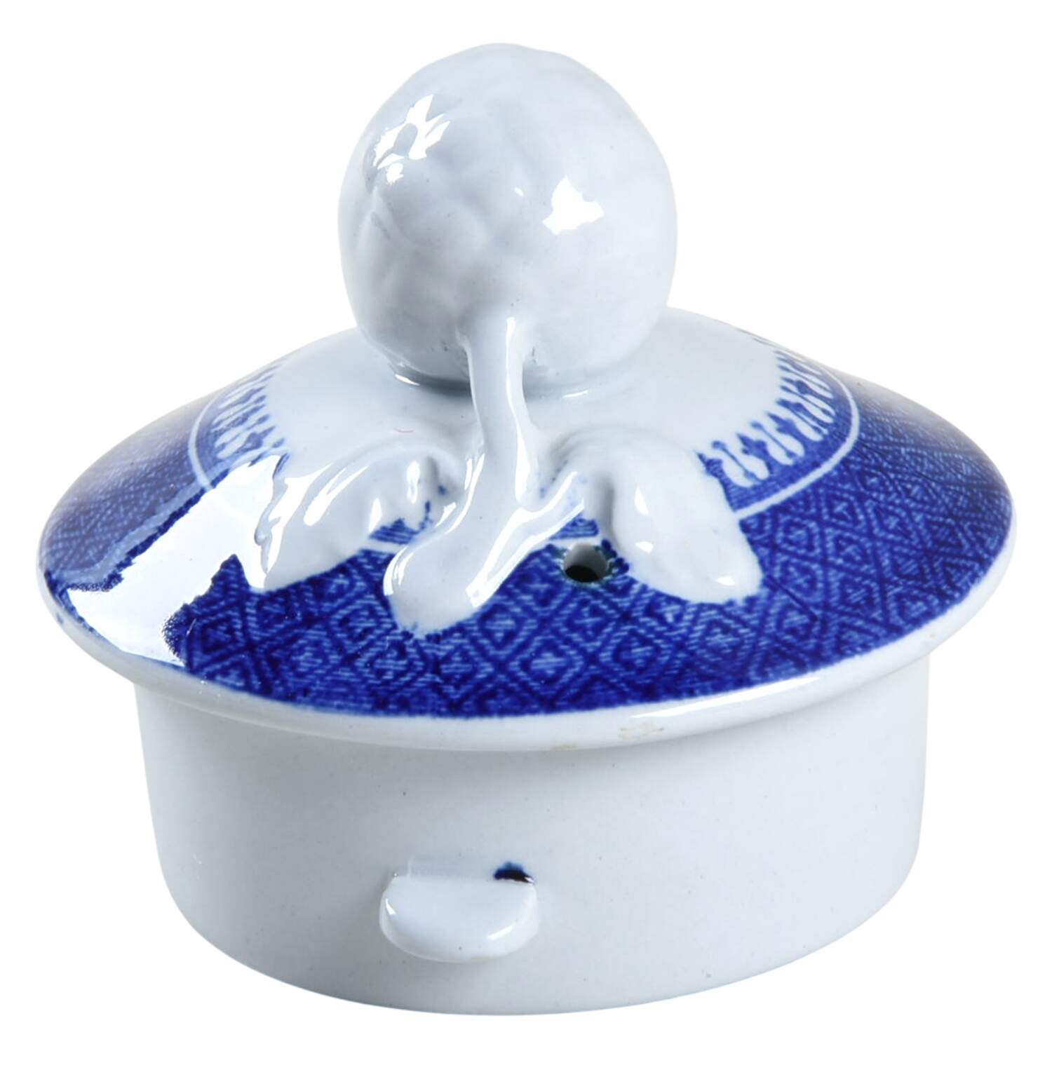 Fitzhugh Blue Lid for Small Coffee Pot by Spode-1