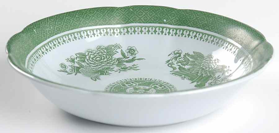 Fitzhugh Green Coupe Cereal Bowl by Spode-1