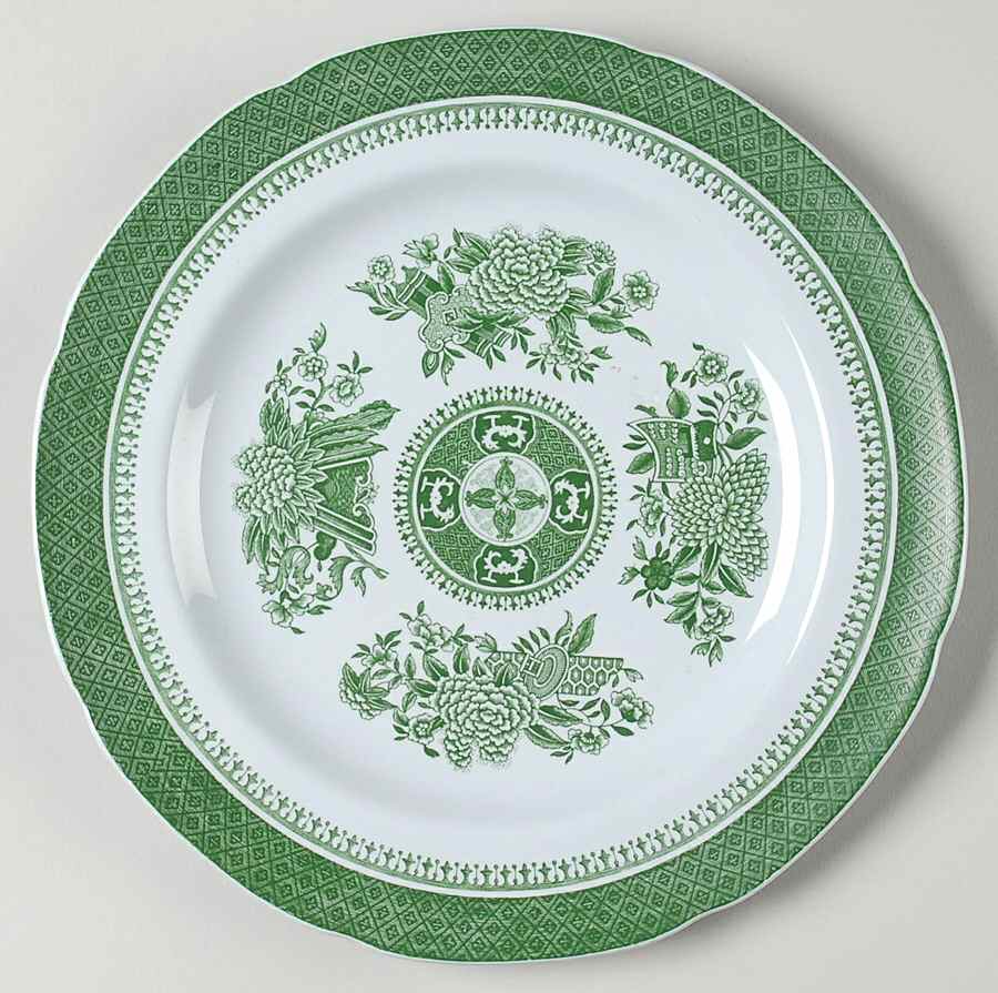 Fitzhugh Green Luncheon Plate by Spode-1