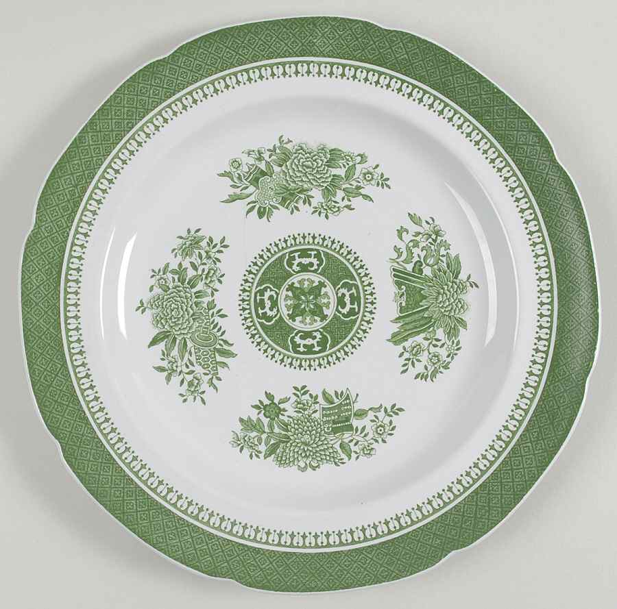 Fitzhugh Green Dinner Plate by Spode-1