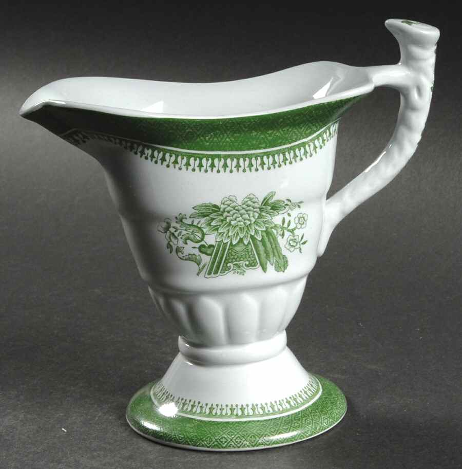 Fitzhugh Green Creamer by Spode-1