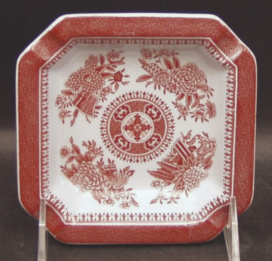 Fitzhugh Red Small Ashtray by Spode-1