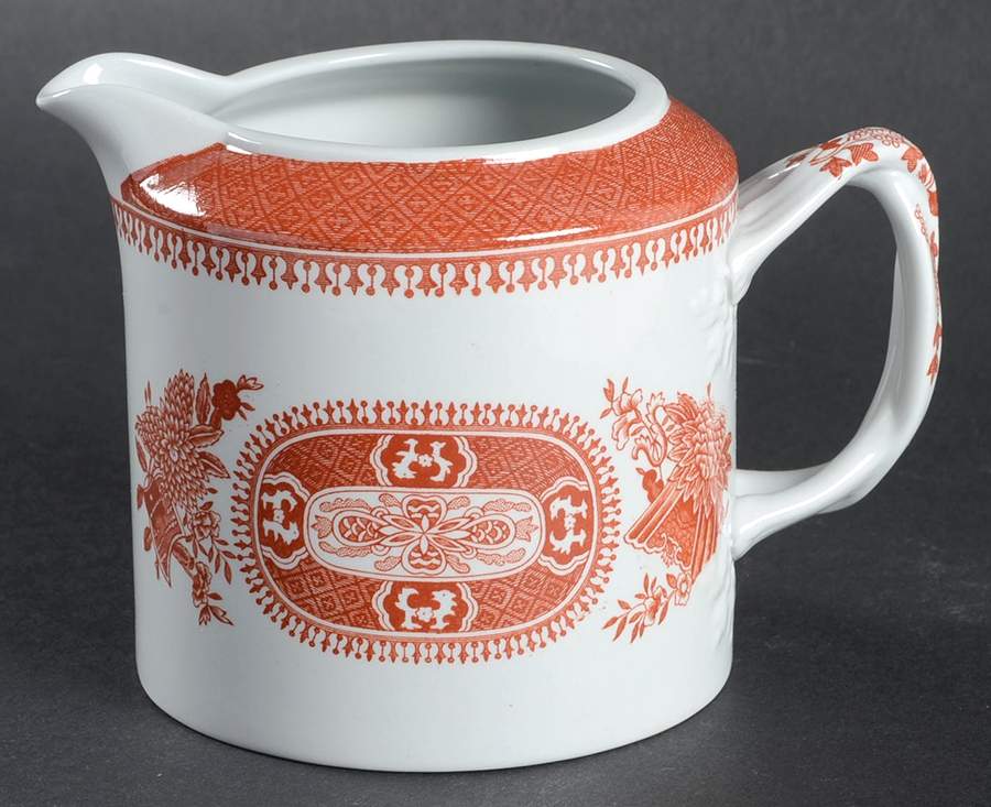 Fitzhugh Red Creamer by Spode-1