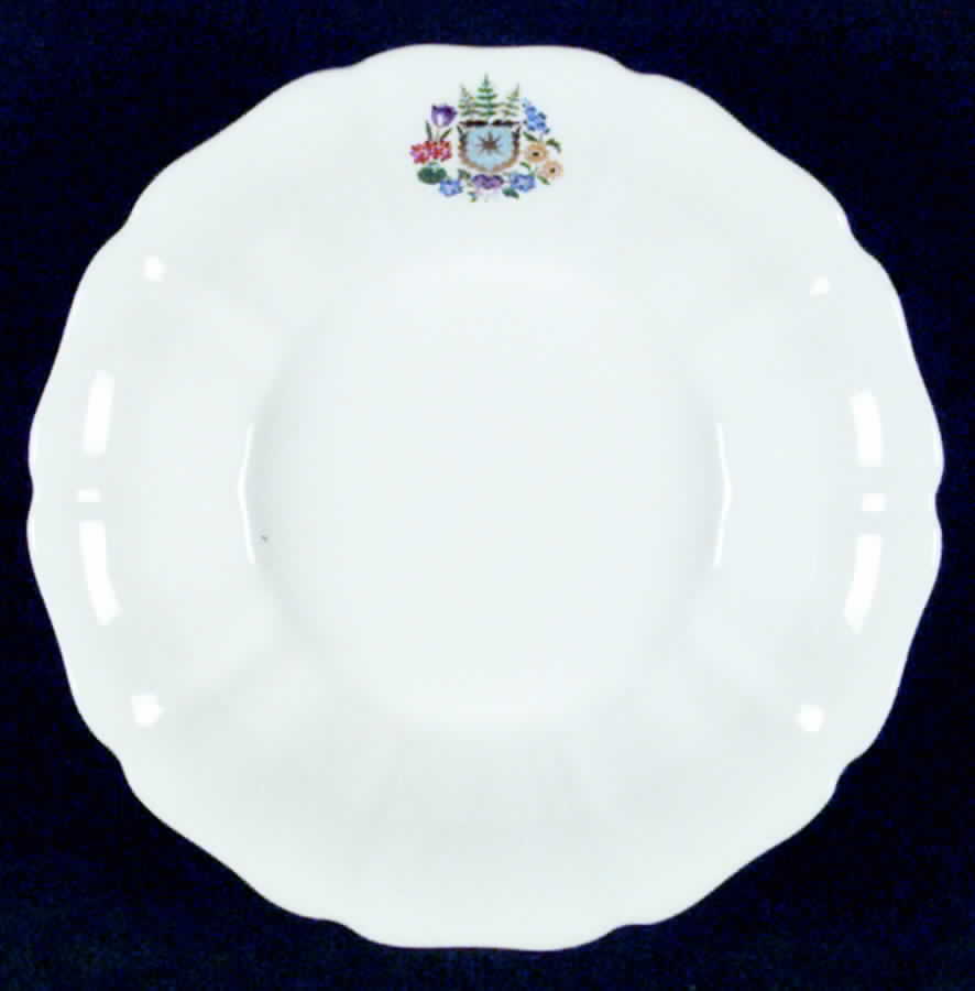 Floral Armorial Fruit/Dessert (Sauce) Bowl by Spode-1