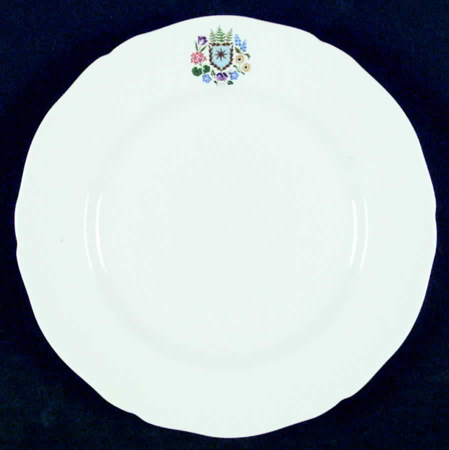 Floral Armorial Salad Plate by Spode-1