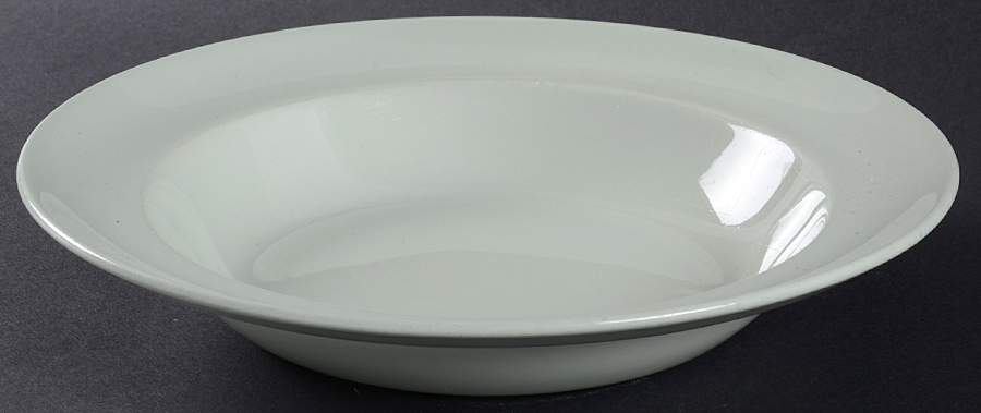 Flemish Green Large Rim Soup Bowl by Spode-1
