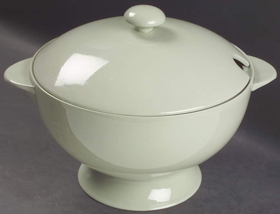 Flemish Green Tureen &  Lid by Spode-1