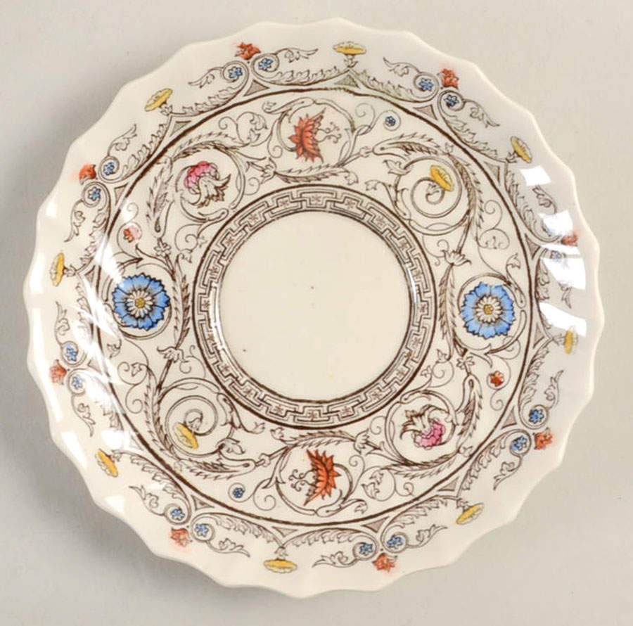 Florence Saucer for Flat Demitasse Cup by Spode-1