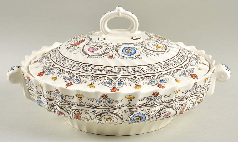 Florence Round Covered Vegetable by Spode-1