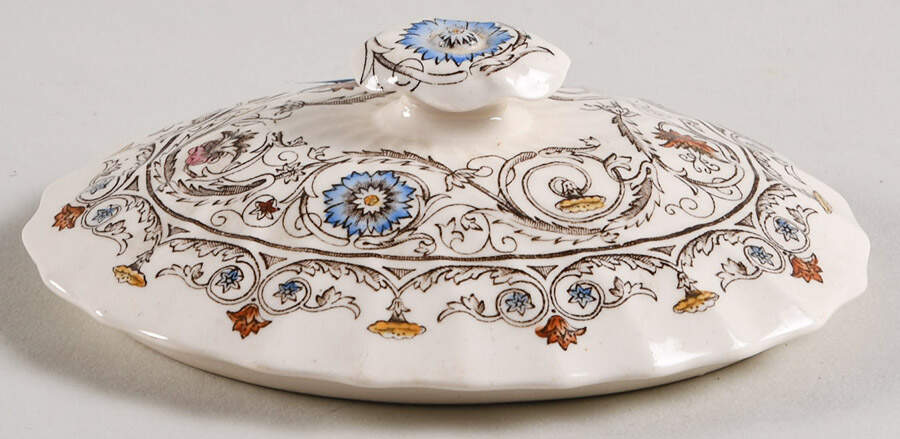 Florence Lid for Sugar Bowl by Spode-1