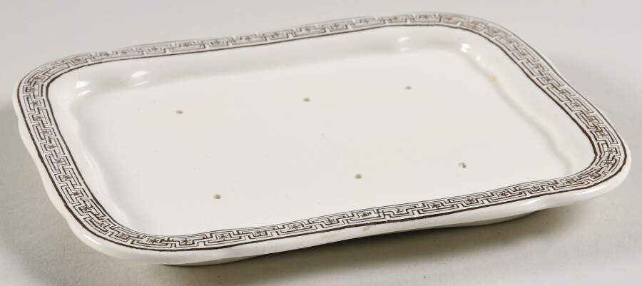 Florence Rectangular Cheese Dish with Lid, No Lid by Spode-1