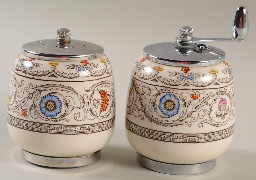 Florence Salt Mill & Pepper Mill Set by Spode-1