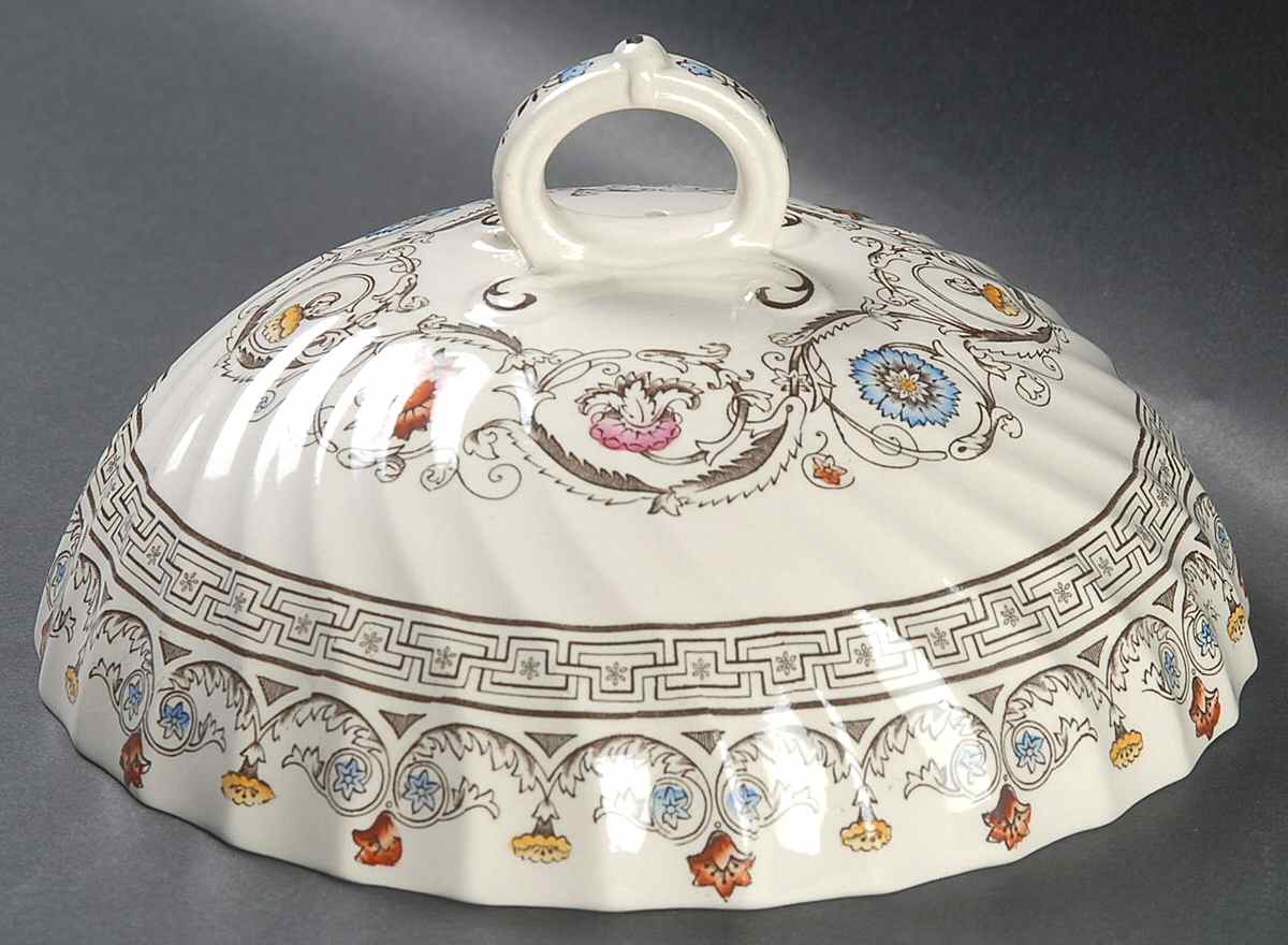 Florence Lid for Muffin Dish by Spode-1