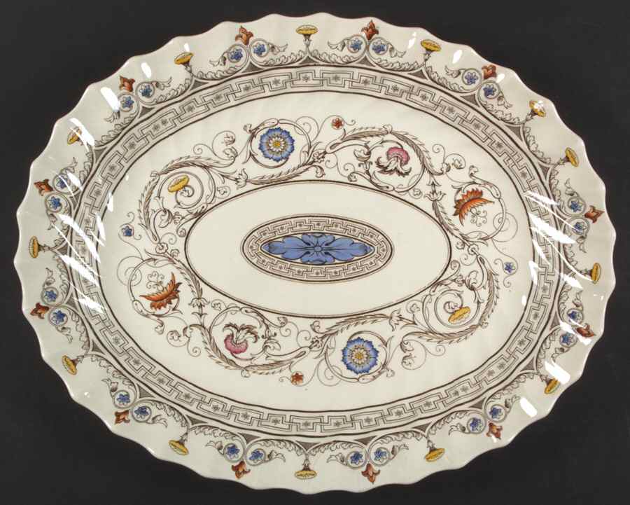 Florence 16" Oval Serving Platter by Spode-1