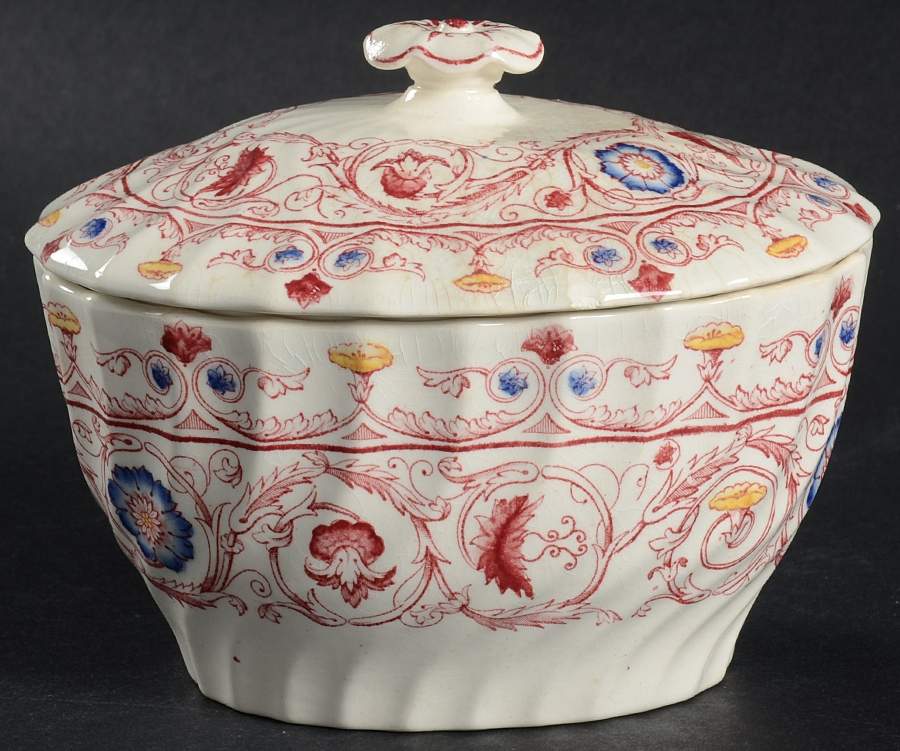 Florence Sugar Bowl & Lid by Spode-1