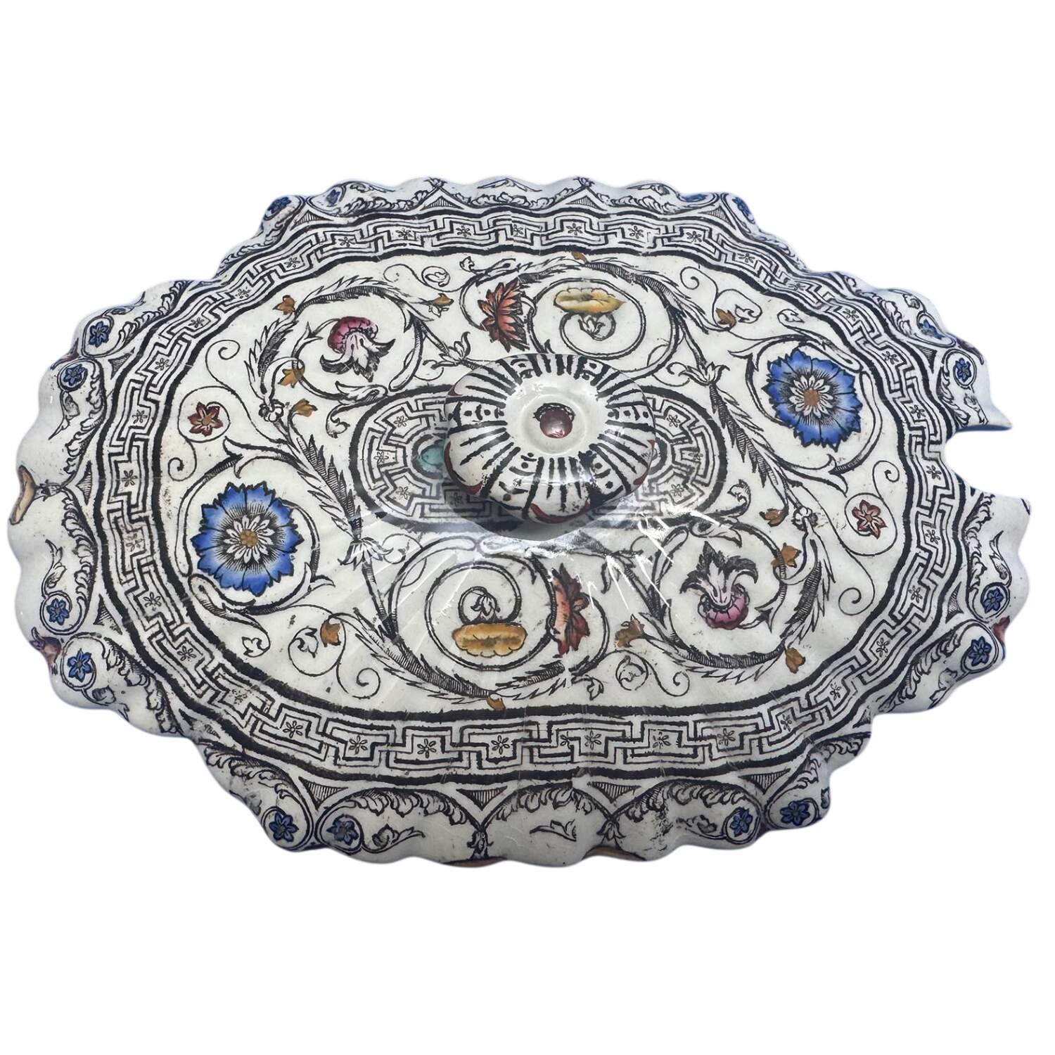 Florence Lid for Sauce Boat by Spode-1