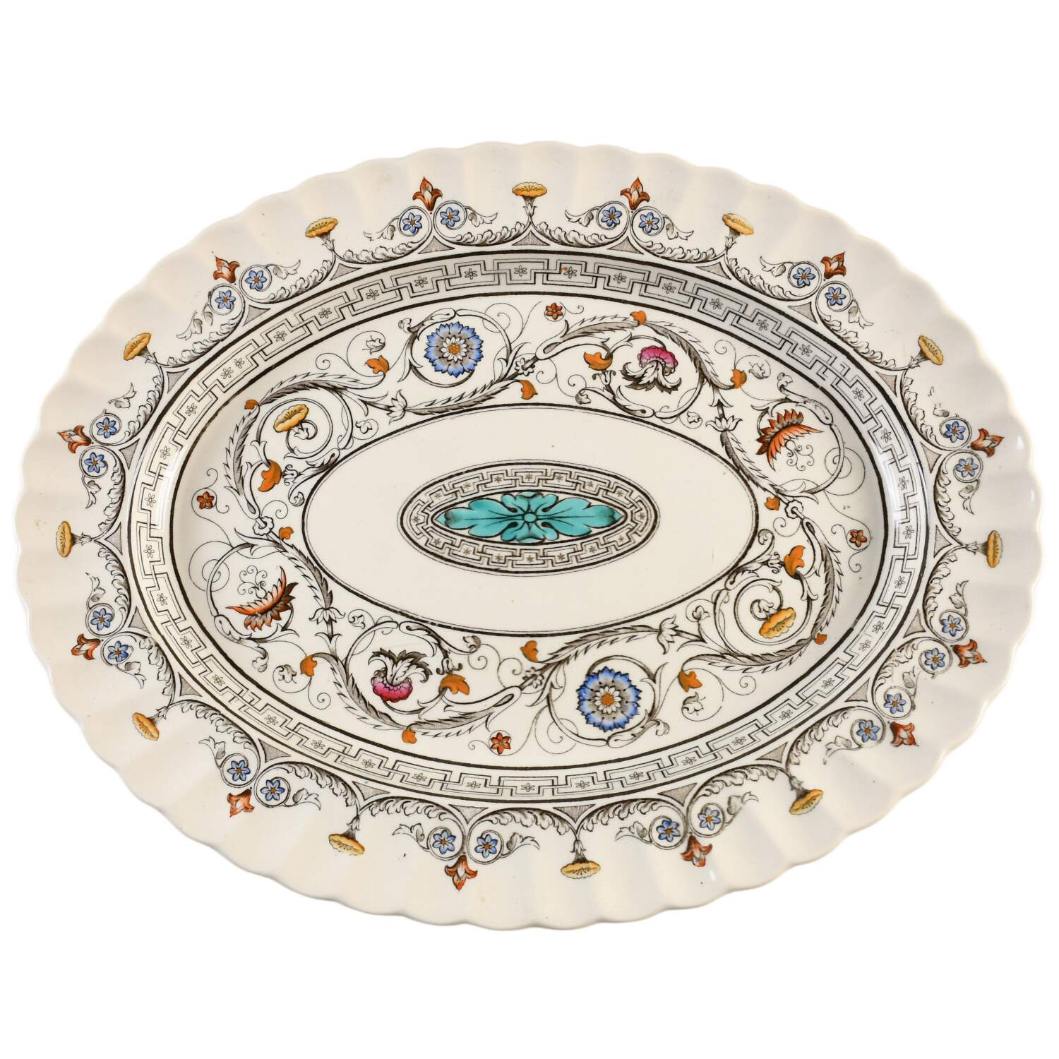 Florence 17" Oval Serving Platter by Spode-1