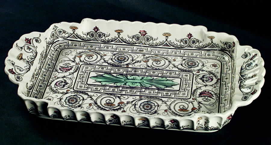 Florence 14" Rectangular Handled Serving Platter by Spode-1