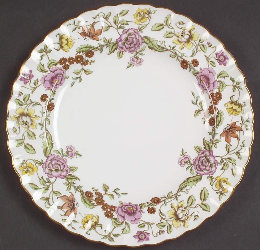 Floral Tapestry Luncheon Plate by Spode-1
