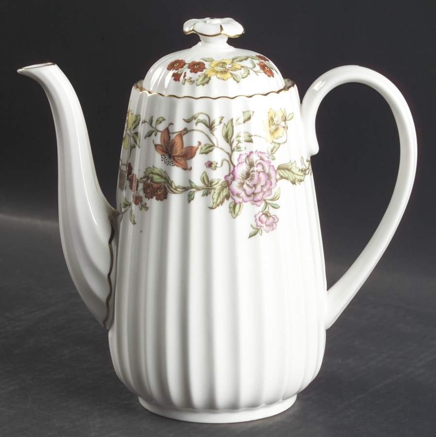 Floral Tapestry Coffee Pot & Lid by Spode-1
