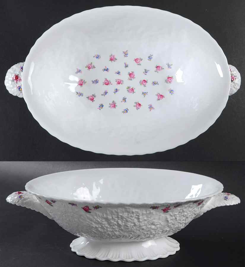 Forget Me Not (Bone China) Oval Vegetable No Lid by Spode-1