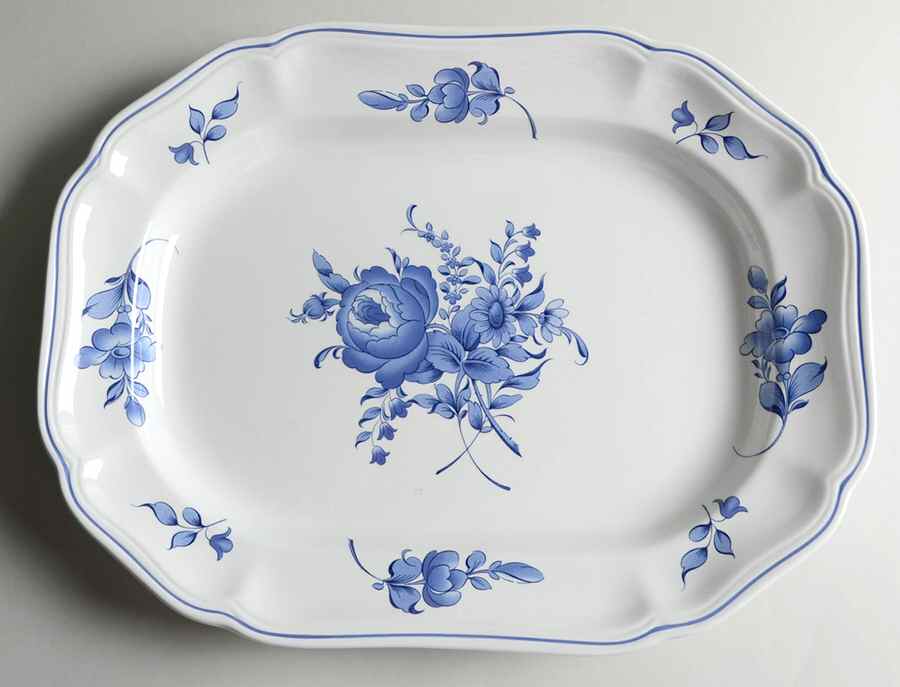 Fontaine 14" Oval Serving Platter by Spode-1