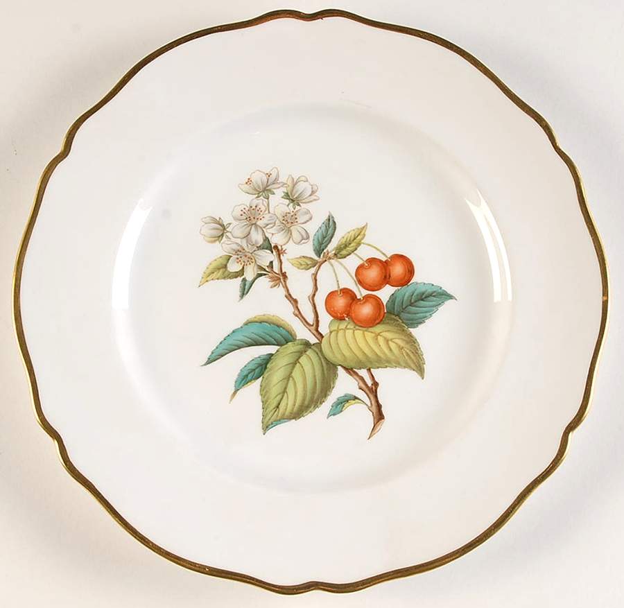 Fruit and Blossom Dinner Plate by Spode-1