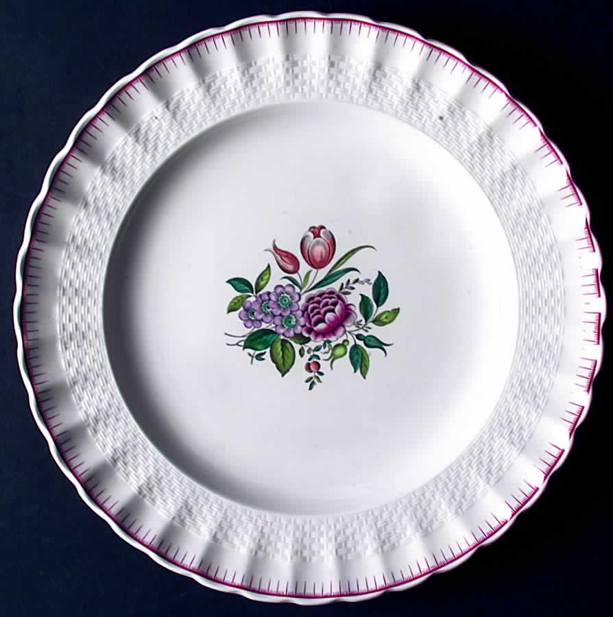 French Flowers Dinner Plate by Spode-1