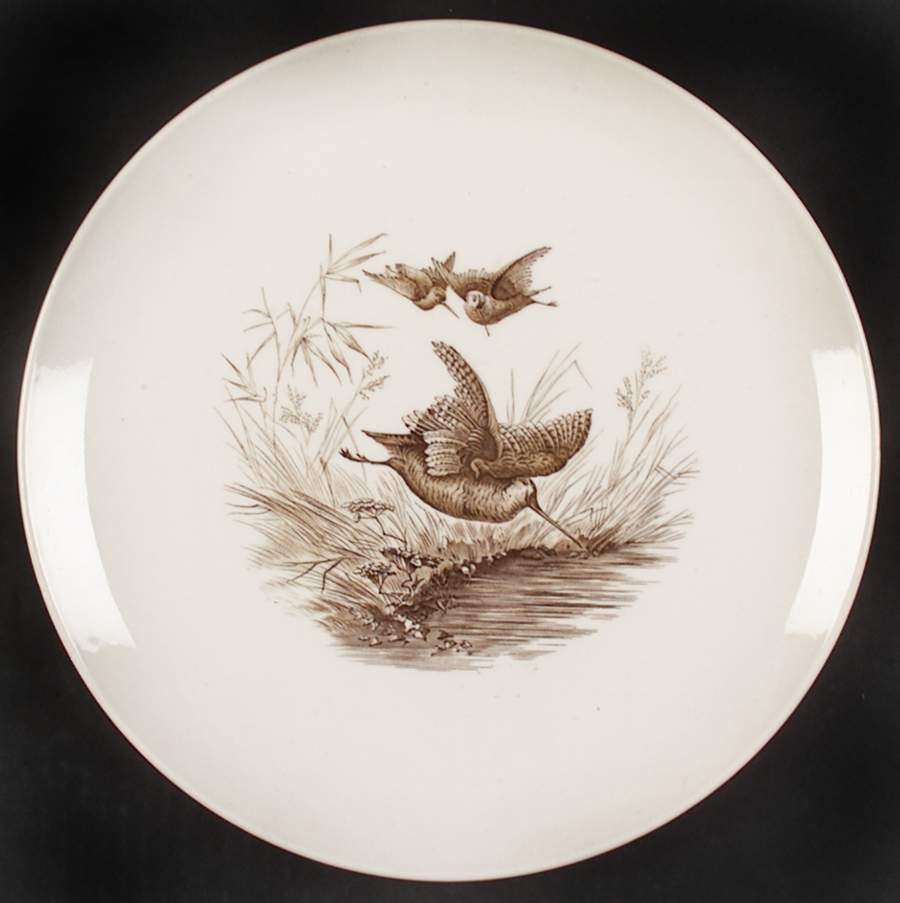 Game Birds Brown (No Border Design) Dinner Plate by Spode-1