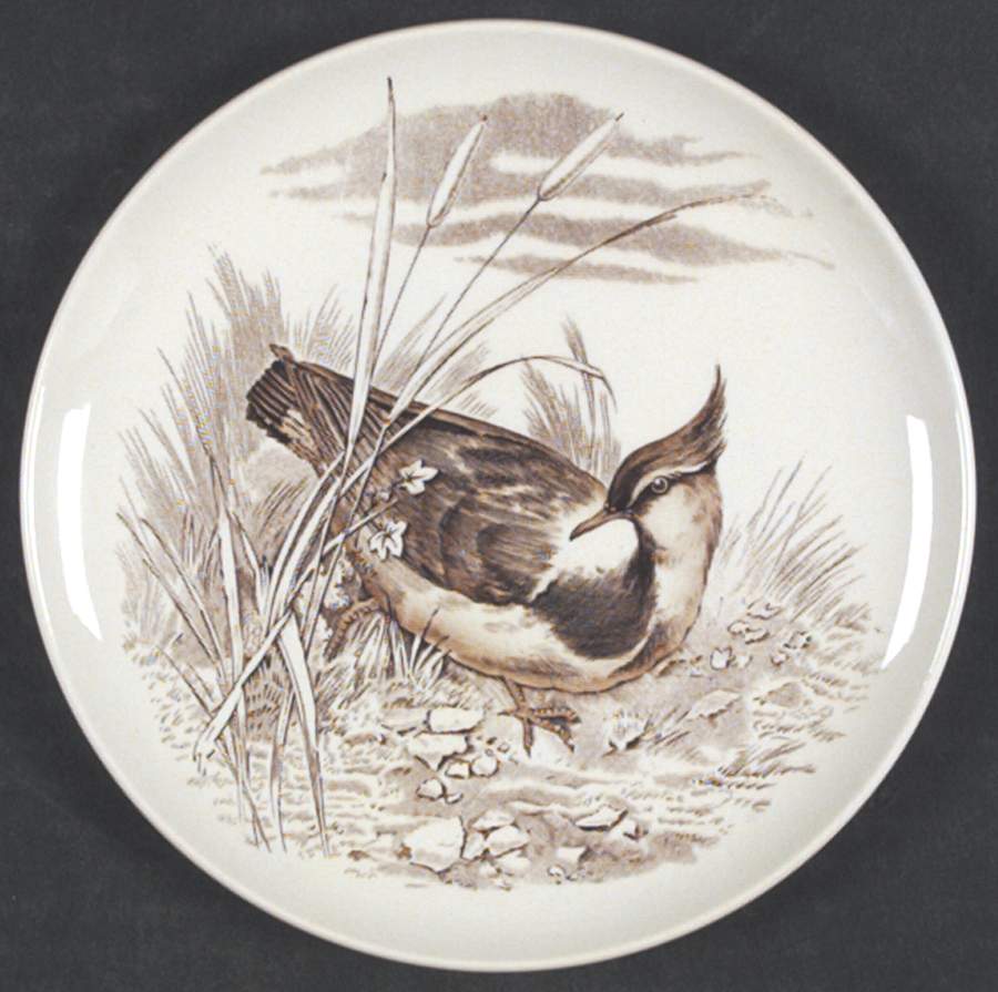 Game Birds Brown (No Border Design) Bread & Butter Plate by Spode-1