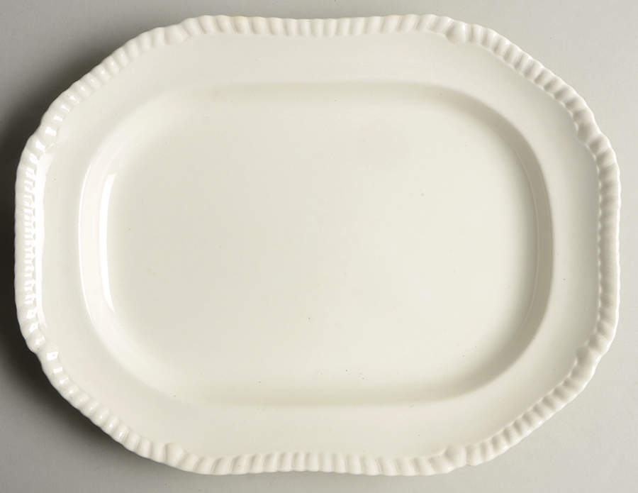 Gadroon 12" Oval Serving Platter by Spode-1