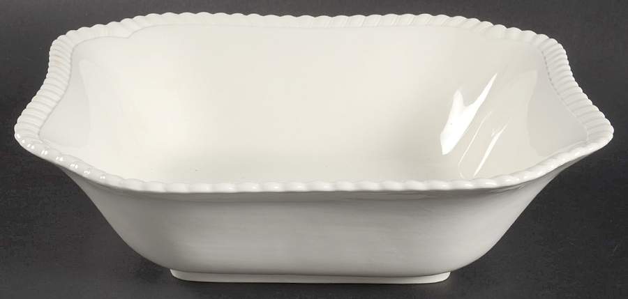 Gadroon 9" Square Vegetable Bowl by Spode-1