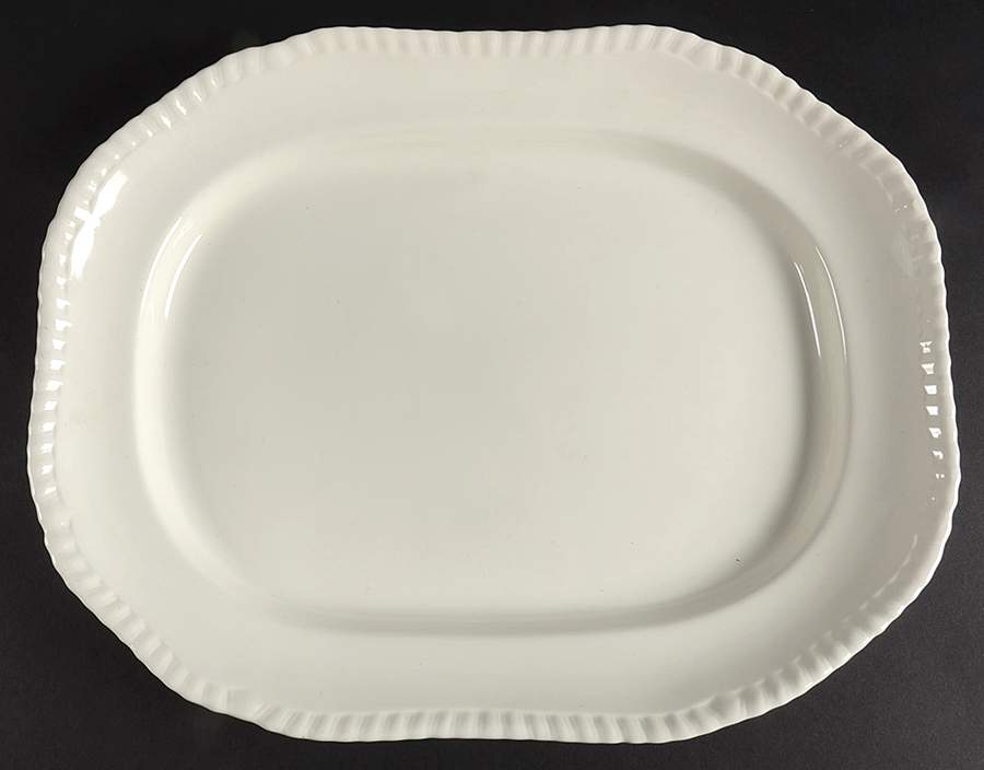 Gadroon 14" Oval Serving Platter by Spode-1