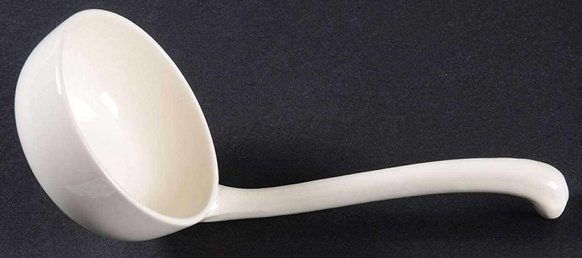 Gadroon Solid Piece Sauce Ladle by Spode-1