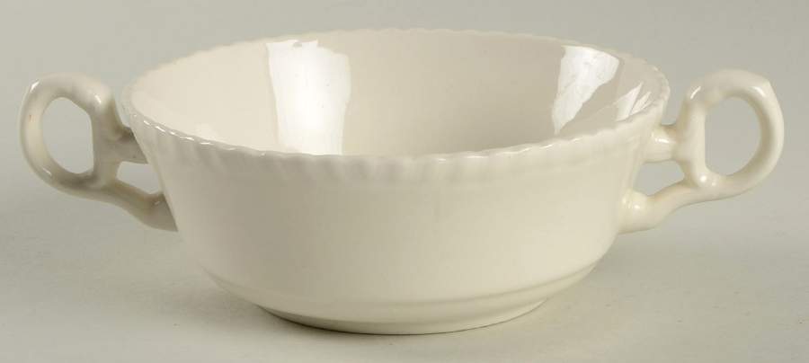 Gadroon Flat Cream Soup Bowl by Spode-1