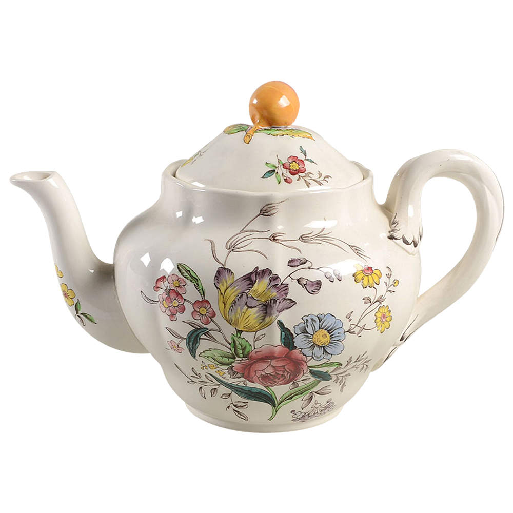 Gainsborough (Marlborough) Teapot & Lid by Spode-1