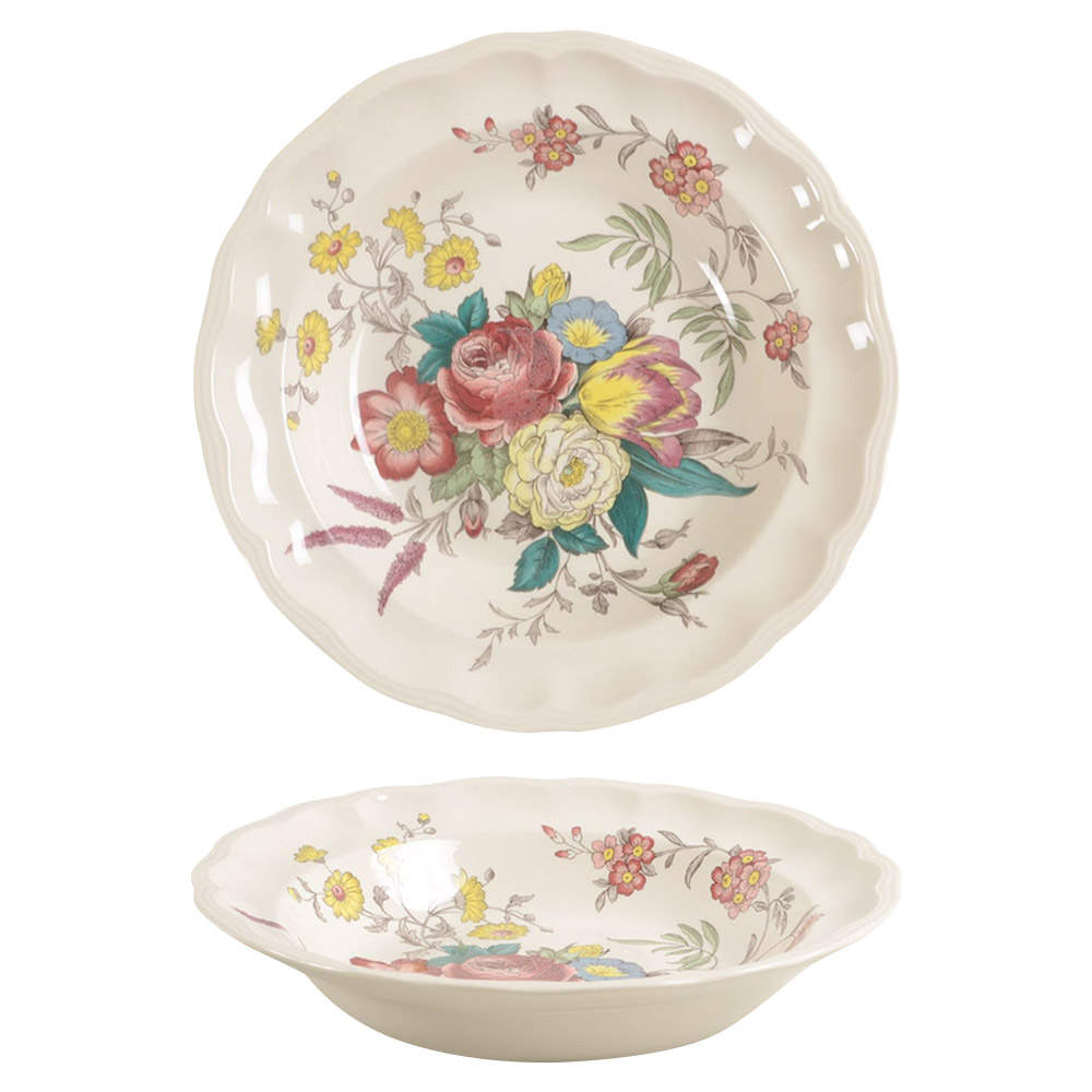 Gainsborough (Marlborough) Rim Soup Bowl by Spode-1