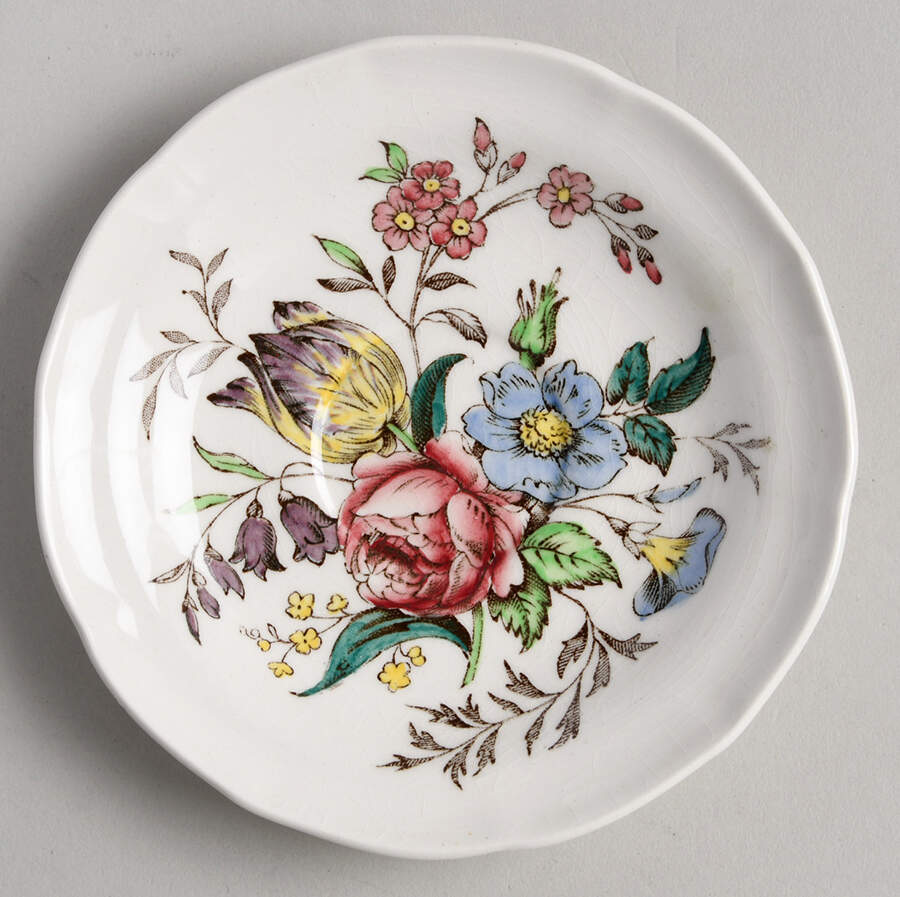 Gainsborough (Marlborough) Saucer for Demitasse Cup by Spode-1