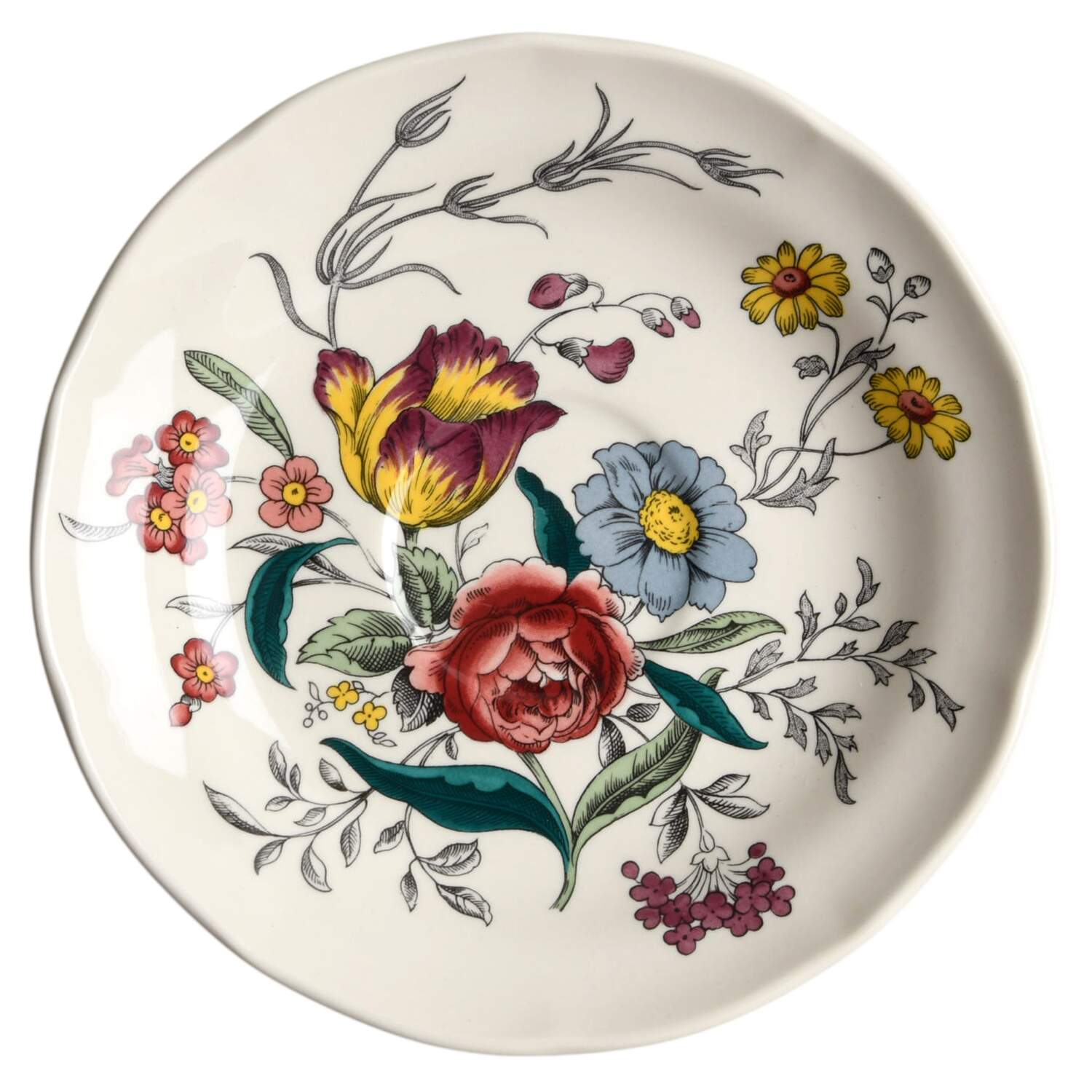 Gainsborough (Marlborough) Saucer for Flat Cup by Spode-1